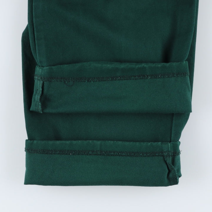 Ralph Lauren POLO by Ralph Lauren Two-pleat Chino Pants for Men, W35 cotton Green type dark green Vintage Second Hand