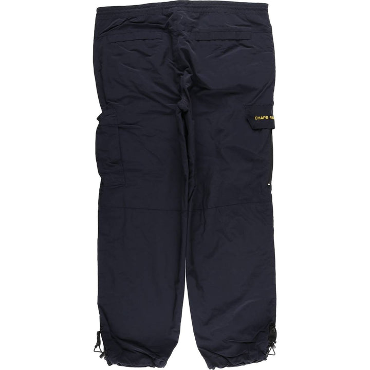 Ralph Lauren CHAPS chaps nylon pants, men's size L Nylon navy blue type Vintage Second Hand