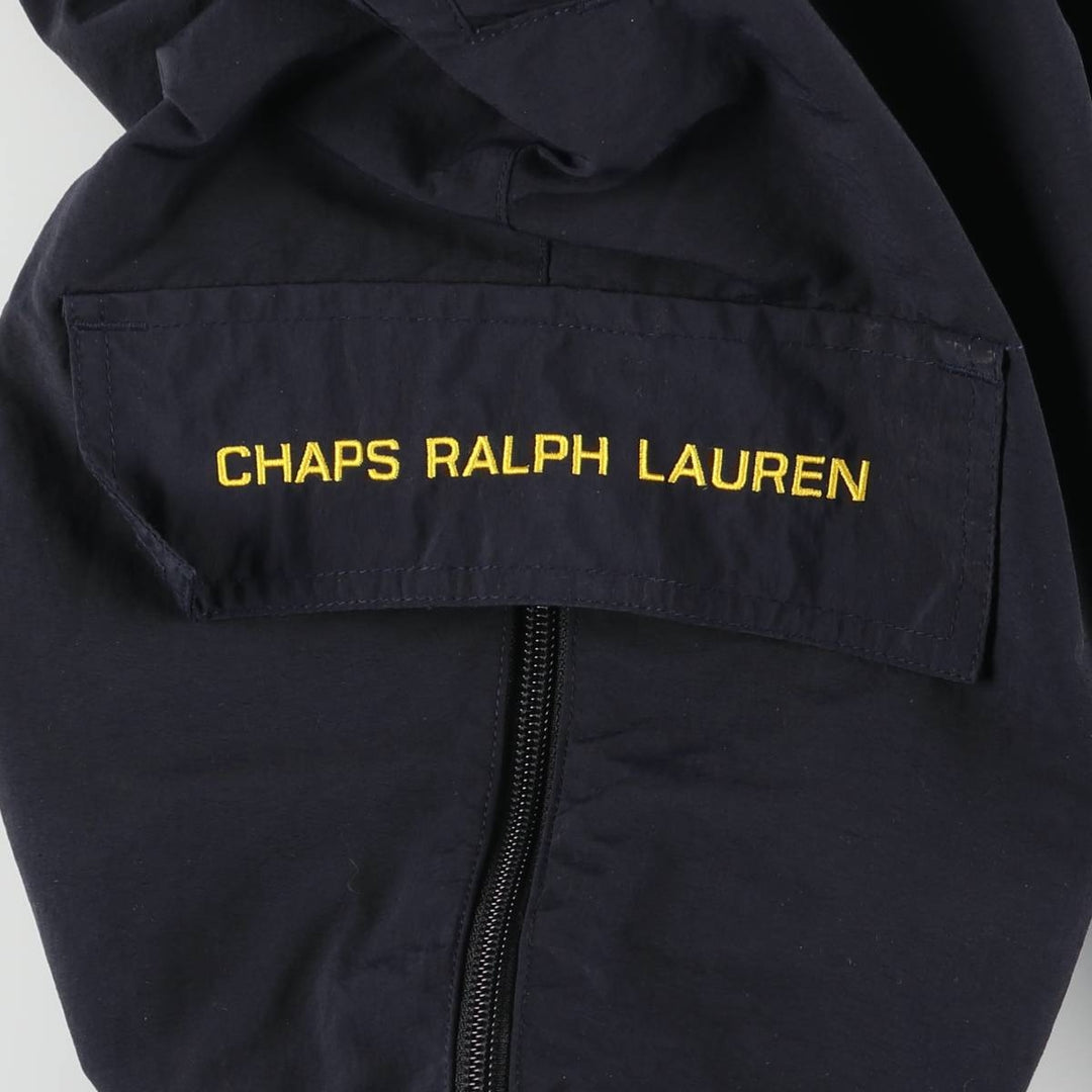 Ralph Lauren CHAPS chaps nylon pants, men's size L Nylon navy blue type Vintage Second Hand