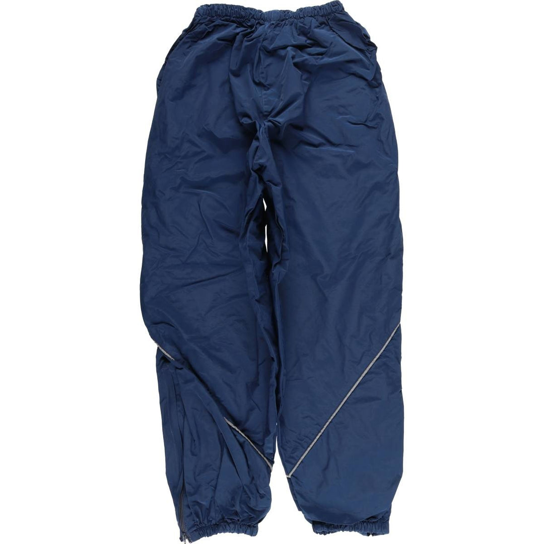 Authentic 2000'S US military SKILCRAFT PANTS AF PTU training pants, nylon, crinkly, made in the USA, men's size L Nylon navy blue type Vintage Second Hand