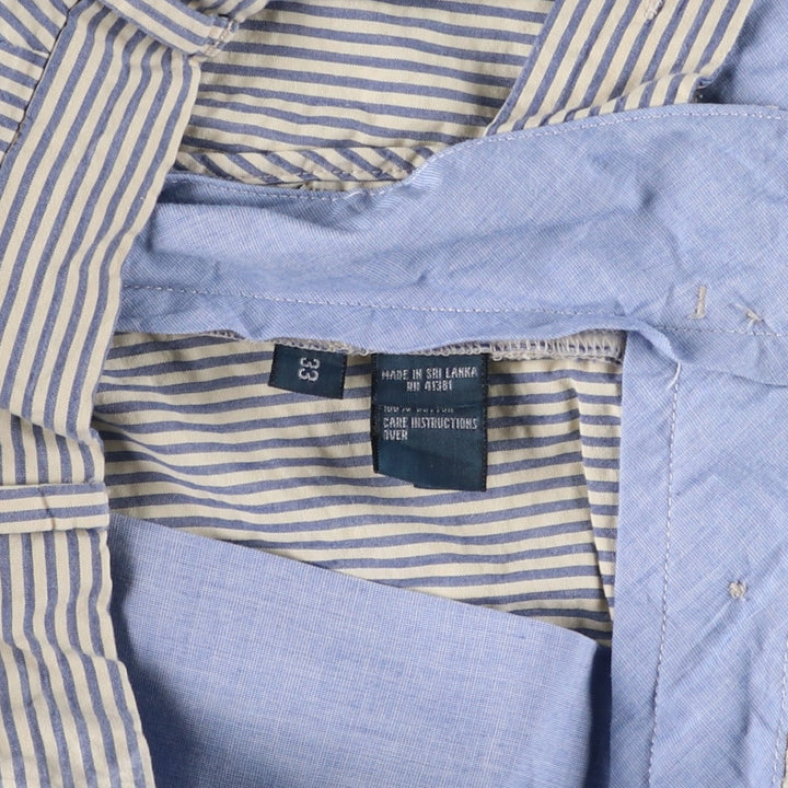 Ralph Lauren POLO by Ralph Lauren Classic Fit Striped Seersucker Cotton Shorts, Men's Size 34 cotton white type Vintage Second Hand