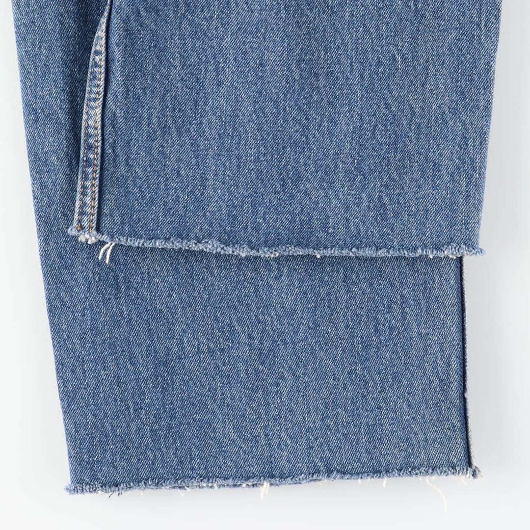 Levi's 550 Cut-Off Tapered Denim Pants, Women's XL (W32) cotton blue type Vintage Second Hand