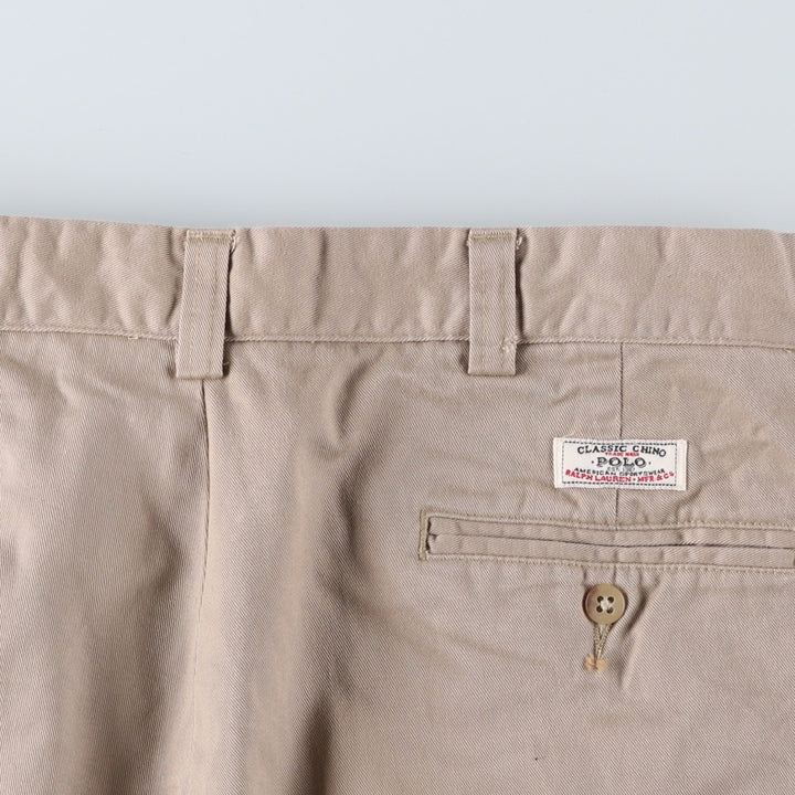 Ralph Lauren POLO by Ralph Lauren PHILIP PANT Chino pants for men, W35 equivalent cotton Beige type Vintage Second Hand