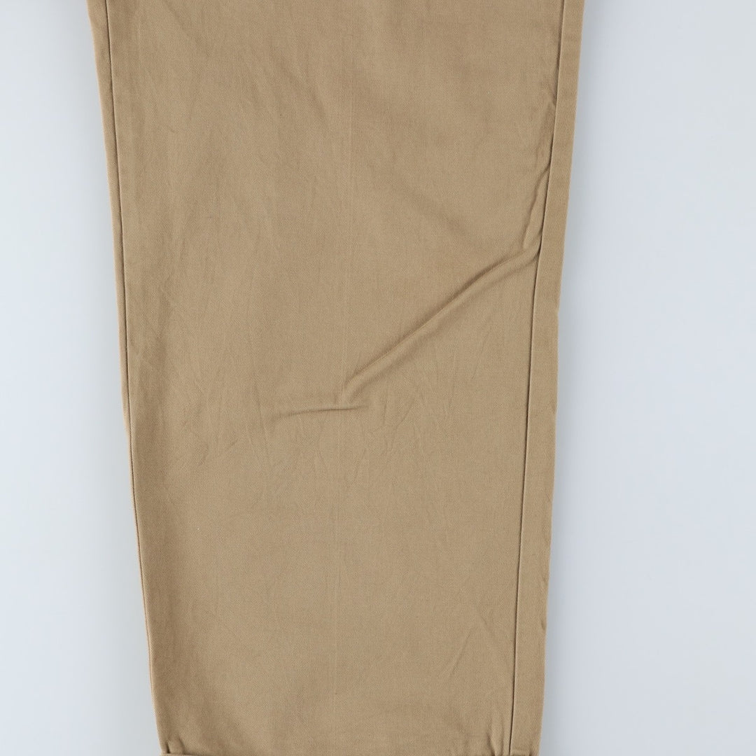 Ralph Lauren Polo Hammond Pant, two-pleat chino pants, men's size W36. cotton Beige type Vintage Second Hand