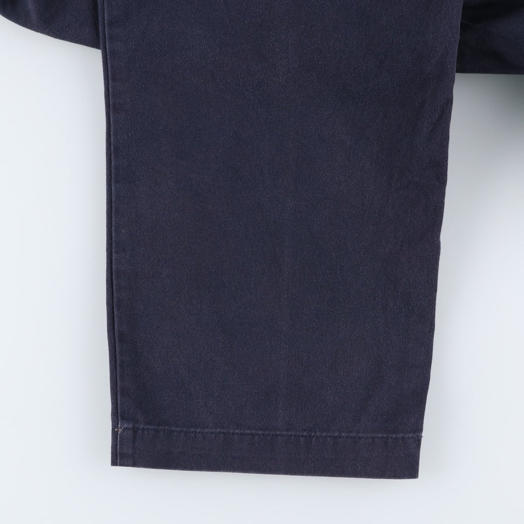Ralph Lauren Polo Ralph Lauren Andrew Pant Two-pleat Chino Pants Men's W37 cotton navy blue type Vintage Second Hand