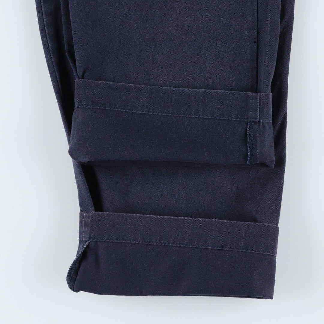 Ralph Lauren Polo Ralph Lauren Andrew Pant Two-pleat Chino Pants Men's W37 cotton navy blue type Vintage Second Hand