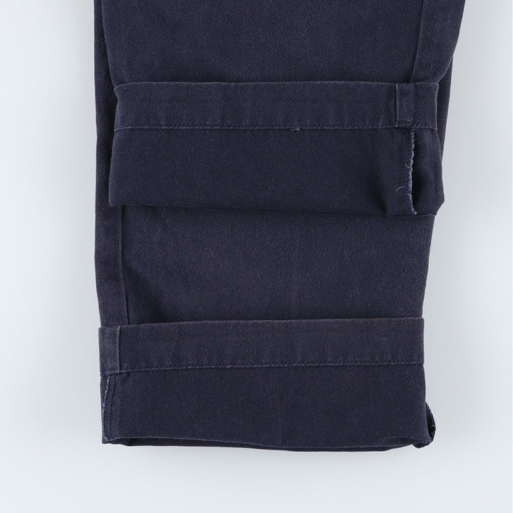 Ralph Lauren Polo Ralph Lauren Andrew Pant Two-pleat Chino Pants Men's W37 cotton navy blue type Vintage Second Hand