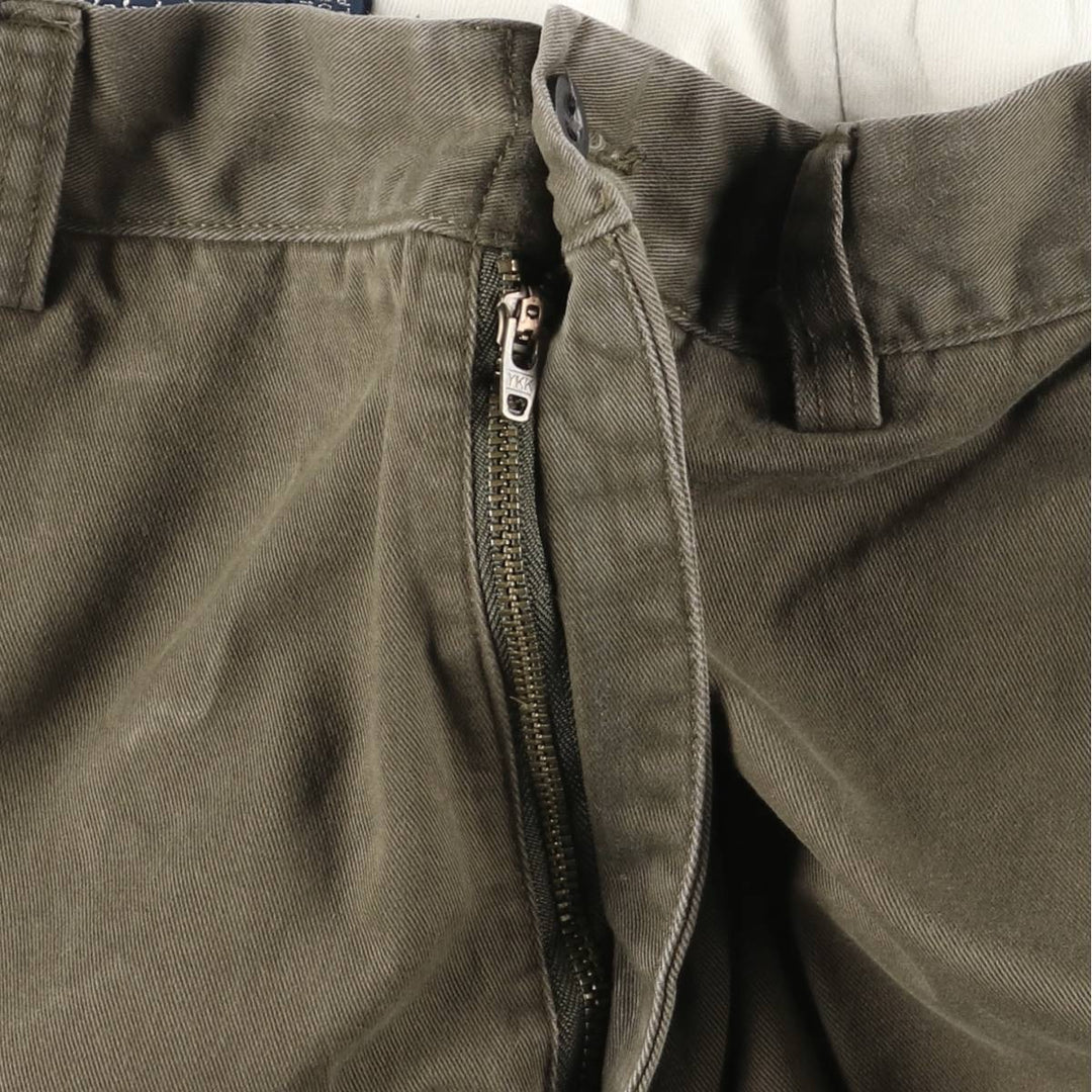 Ralph Lauren POLO RALPH LAUREN PROSPECT PANT Men's Chino Pants, Size W35 cotton Khaki type sage green Vintage Second Hand