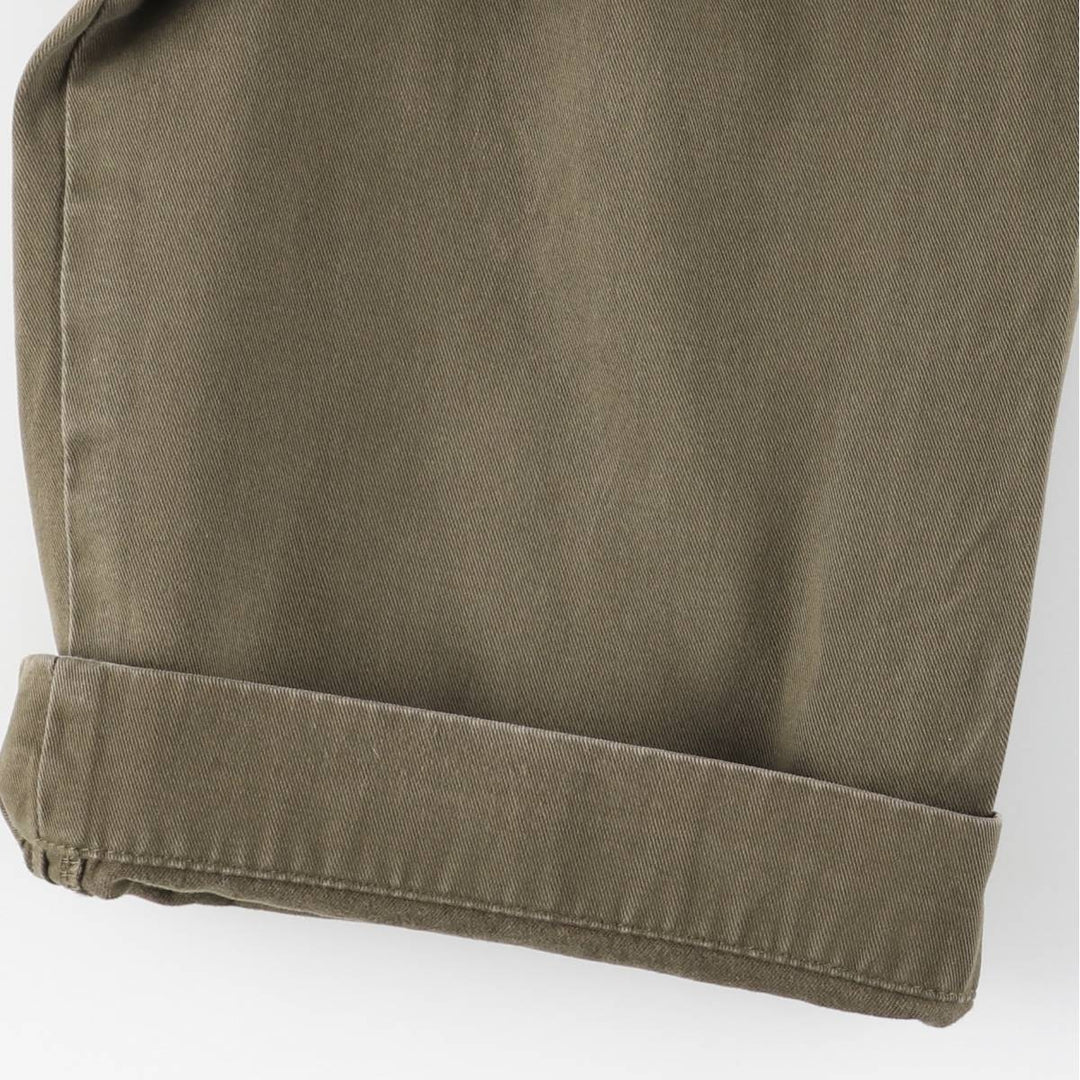 Ralph Lauren POLO RALPH LAUREN PROSPECT PANT Men's Chino Pants, Size W35 cotton Khaki type sage green Vintage Second Hand