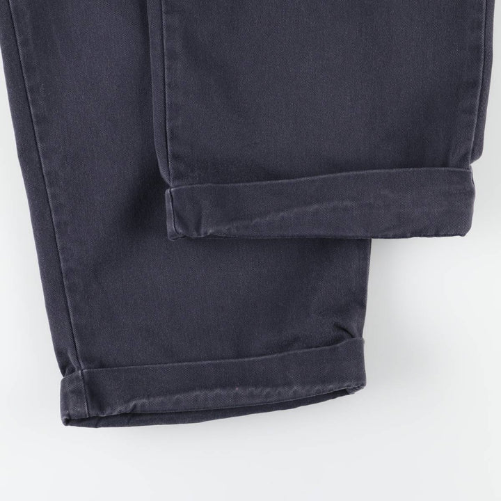 Ralph Lauren POLO RALPH LAUREN HAMMOND PANT, two-pleat chino pants, men's size W31. cotton navy blue type Vintage Second Hand