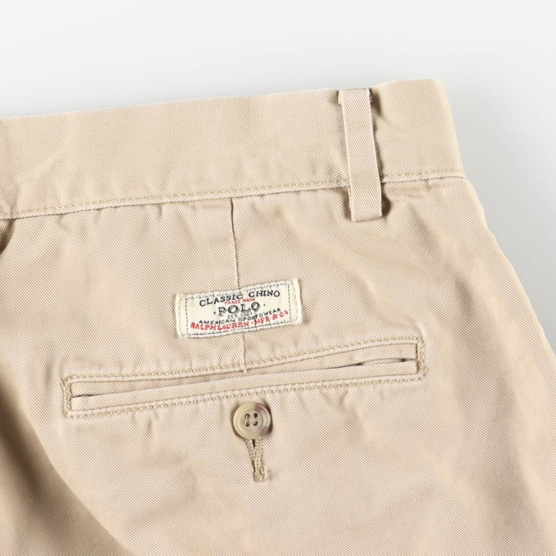 Ralph Lauren POLO by Ralph Lauren Chino Pants Men's W33 equivalent cotton Beige type Vintage Second Hand