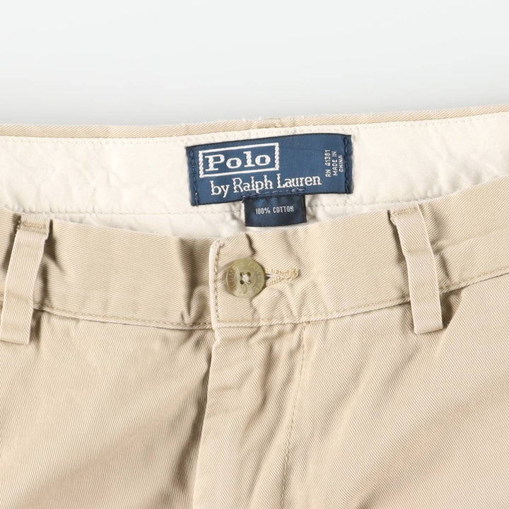 Ralph Lauren POLO by Ralph Lauren Chino Pants Men's W33 equivalent cotton Beige type Vintage Second Hand