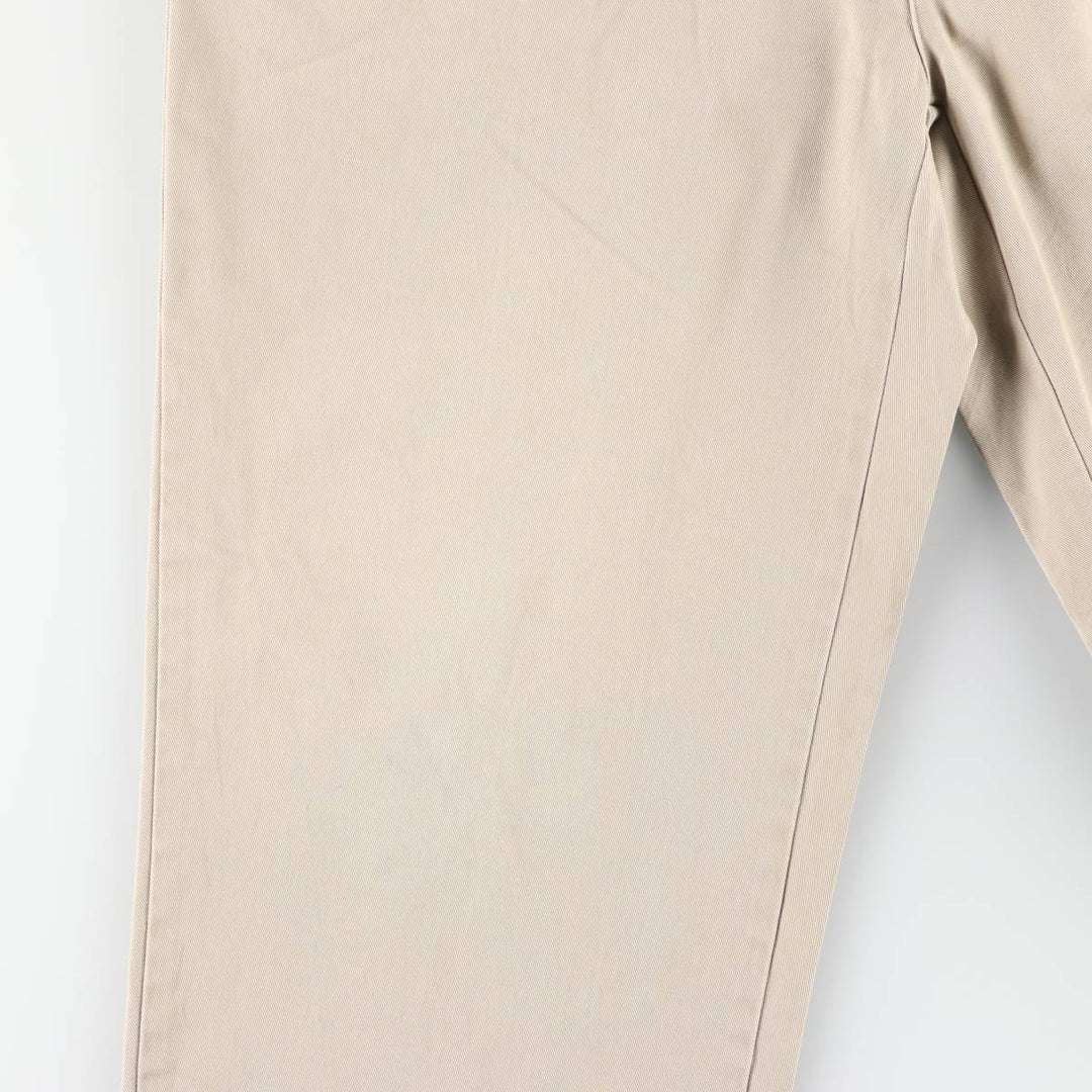 Ralph Lauren POLO by Ralph Lauren ANDREW PANT Two-pleat chino pants for men, equivalent to W33 cotton Beige type Vintage Second Hand