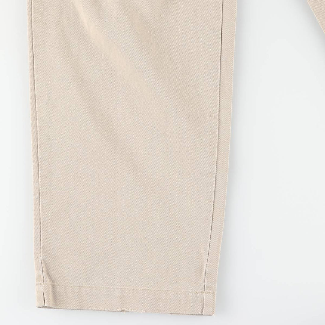 Ralph Lauren POLO by Ralph Lauren ANDREW PANT Two-pleat chino pants for men, equivalent to W33 cotton Beige type Vintage Second Hand