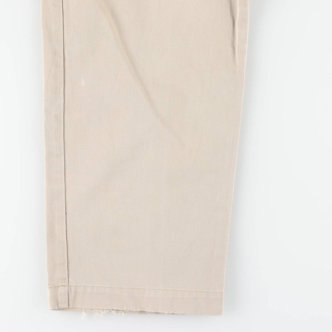 Ralph Lauren POLO by Ralph Lauren ANDREW PANT Two-pleat chino pants for men, equivalent to W33 cotton Beige type Vintage Second Hand