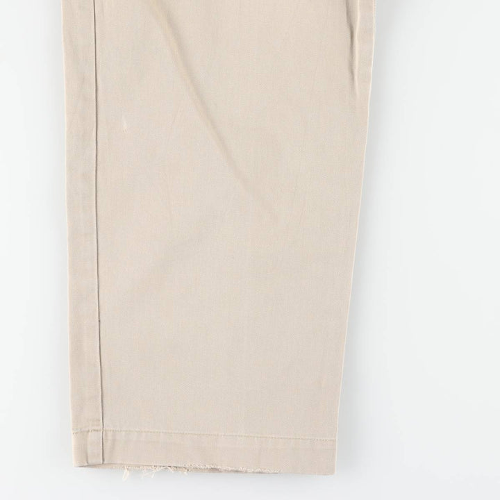 Ralph Lauren POLO by Ralph Lauren ANDREW PANT Two-pleat chino pants for men, equivalent to W33 cotton Beige type Vintage Second Hand
