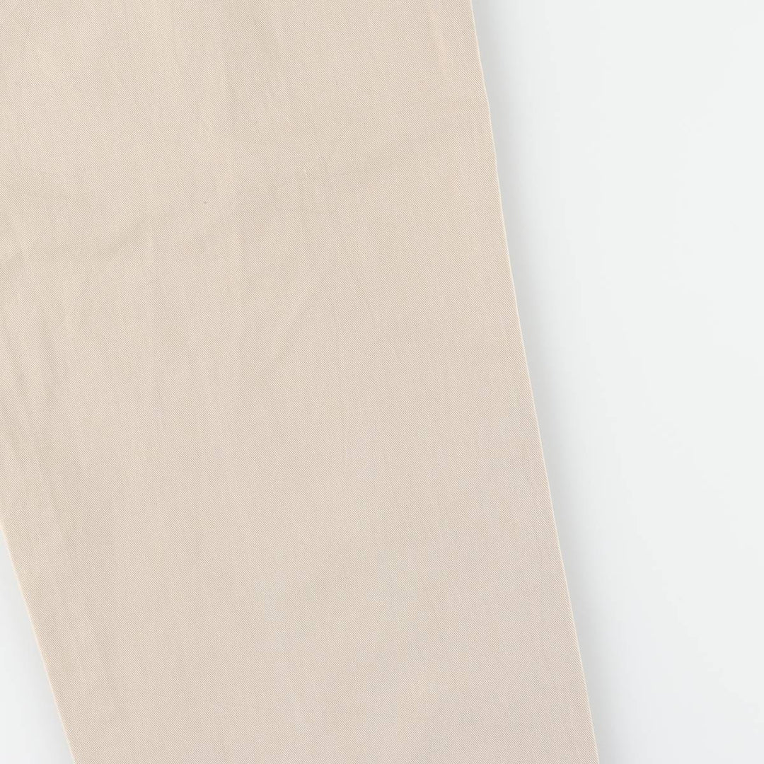 Ralph Lauren POLO by Ralph Lauren ANDREW PANT Two-pleat chino pants for men, equivalent to W33 cotton Beige type Vintage Second Hand