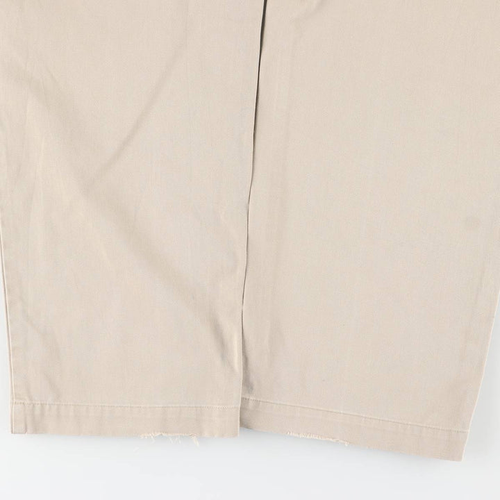 Ralph Lauren POLO by Ralph Lauren ANDREW PANT Two-pleat chino pants for men, equivalent to W33 cotton Beige type Vintage Second Hand