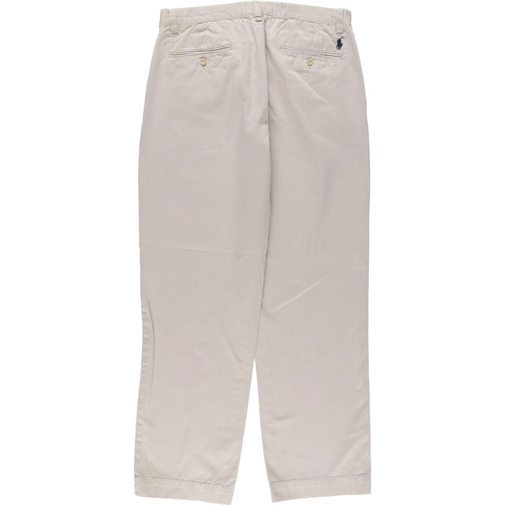 Ralph Lauren POLO by Ralph Lauren PROSPECT PANT chino pants, men's size W31 cotton ivory Vintage Second Hand
