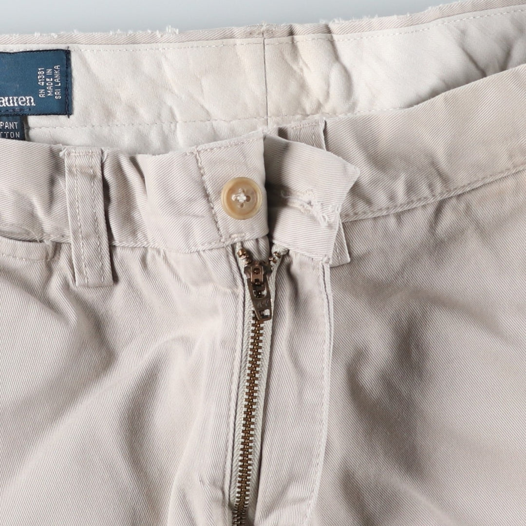 Ralph Lauren POLO by Ralph Lauren PROSPECT PANT chino pants, men's size W31 cotton ivory Vintage Second Hand