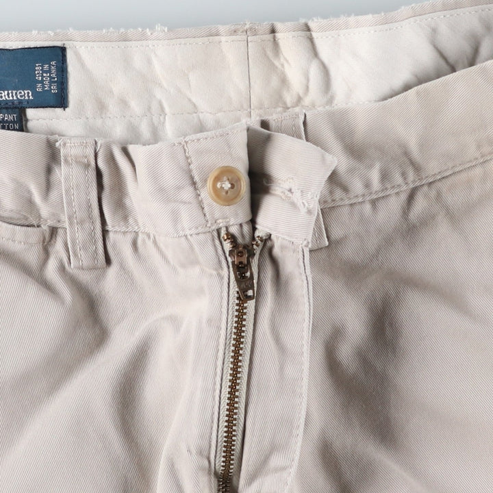 Ralph Lauren POLO by Ralph Lauren PROSPECT PANT chino pants, men's size W31 cotton ivory Vintage Second Hand
