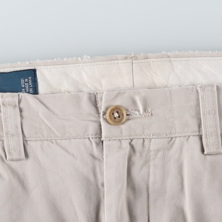 Ralph Lauren POLO by Ralph Lauren PROSPECT PANT chino pants, men's size W31 cotton ivory Vintage Second Hand