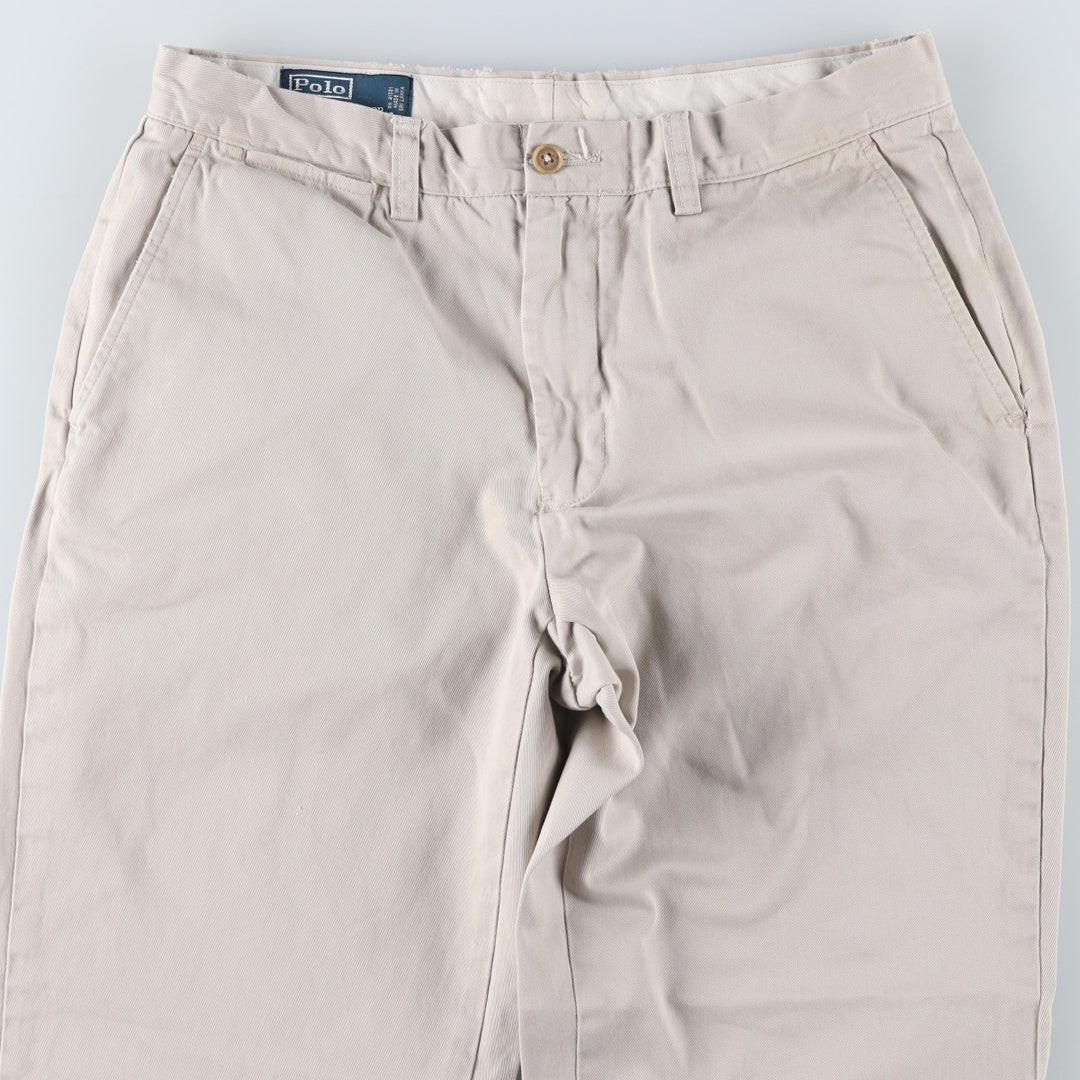 Ralph Lauren POLO by Ralph Lauren PROSPECT PANT chino pants, men's size W31 cotton ivory Vintage Second Hand