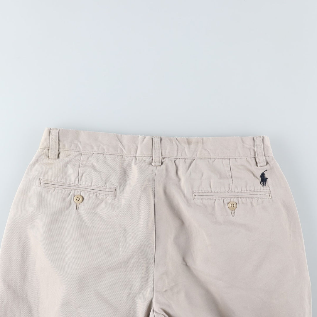 Ralph Lauren POLO by Ralph Lauren PROSPECT PANT chino pants, men's size W31 cotton ivory Vintage Second Hand
