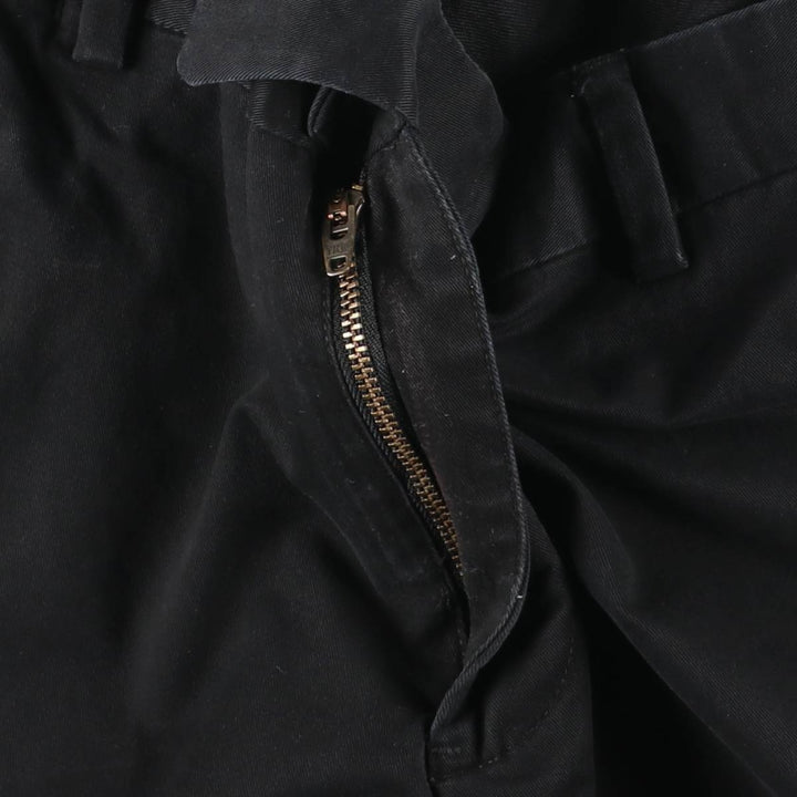 Ralph Lauren POLO by Ralph Lauren Stretch Custom Fit Chino Pants, Men's, Size W36 cotton black type Vintage Second Hand