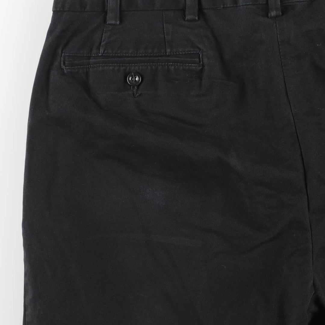 Ralph Lauren POLO by Ralph Lauren Stretch Custom Fit Chino Pants, Men's, Size W36 cotton black type Vintage Second Hand
