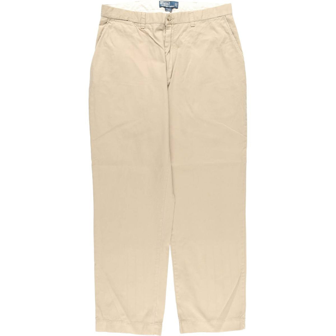 Ralph Lauren POLO by Ralph Lauren PROSPECT PANT Chino pants for men, equivalent to w35 cotton Beige type Vintage Second Hand