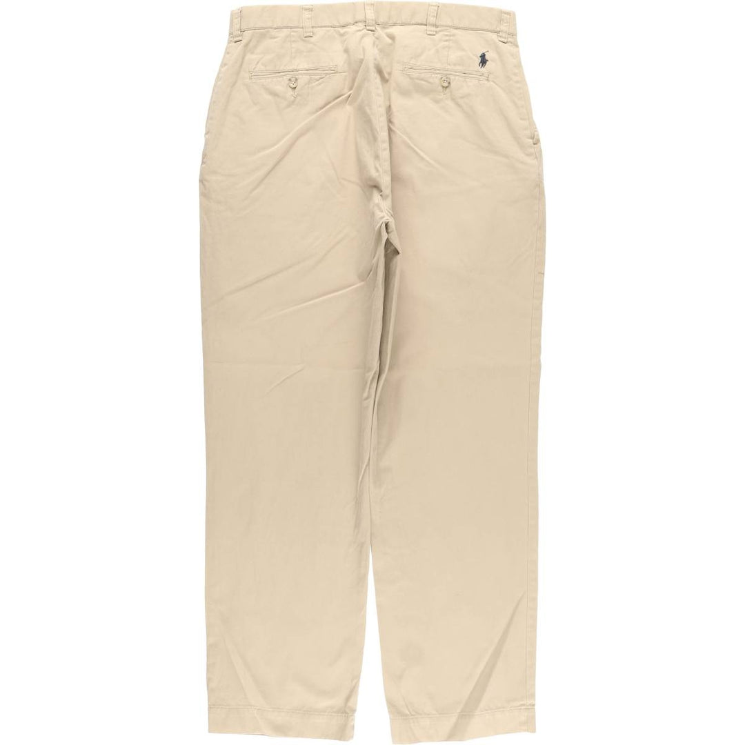 Ralph Lauren POLO by Ralph Lauren PROSPECT PANT Chino pants for men, equivalent to w35 cotton Beige type Vintage Second Hand