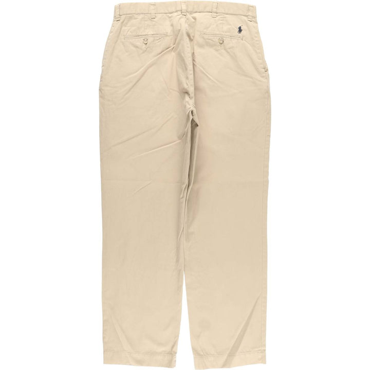 Ralph Lauren POLO by Ralph Lauren PROSPECT PANT Chino pants for men, equivalent to w35 cotton Beige type Vintage Second Hand