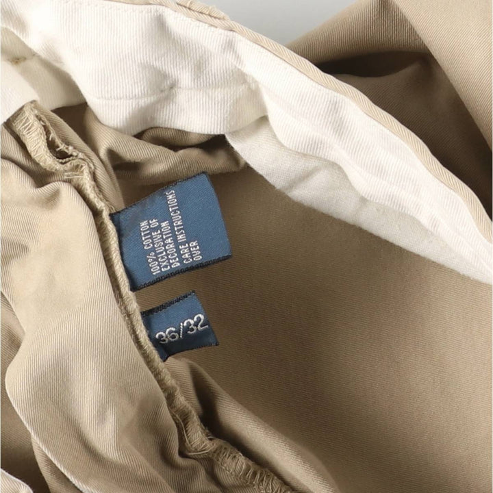 Ralph Lauren POLO by Ralph Lauren PROSPECT PANT Chino pants for men, equivalent to w35 cotton Beige type Vintage Second Hand
