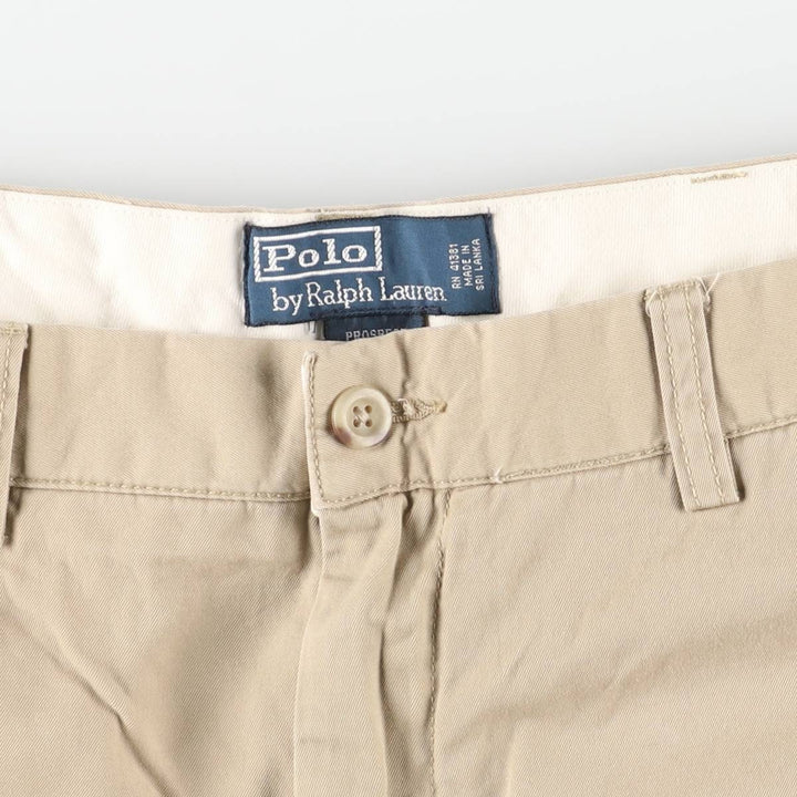 Ralph Lauren POLO by Ralph Lauren PROSPECT PANT Chino pants for men, equivalent to w35 cotton Beige type Vintage Second Hand