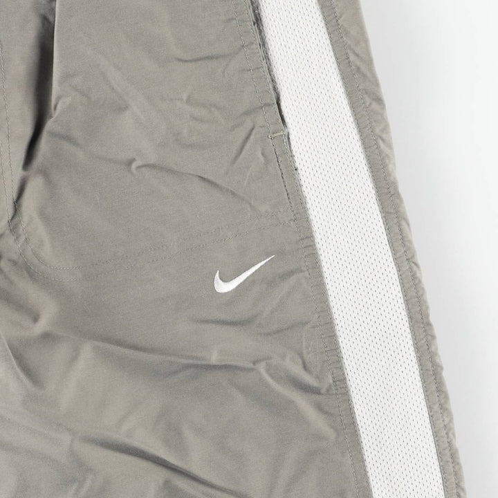 00'S Nike Nylon Pants, Shaka Shaka Pants, Men's L size Nylon Khaki type sage green Vintage Second Hand