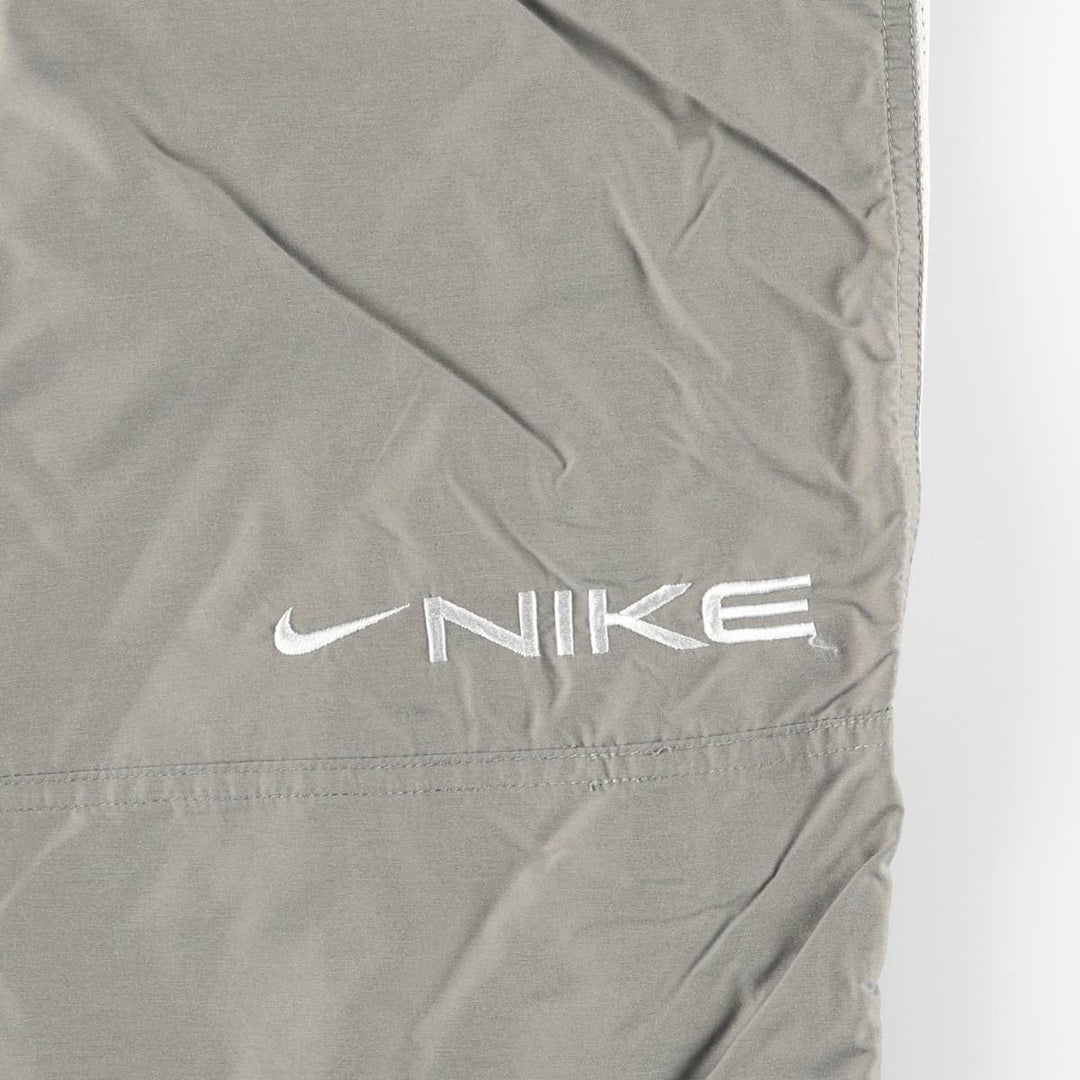 00'S Nike Nylon Pants, Shaka Shaka Pants, Men's L size Nylon Khaki type sage green Vintage Second Hand