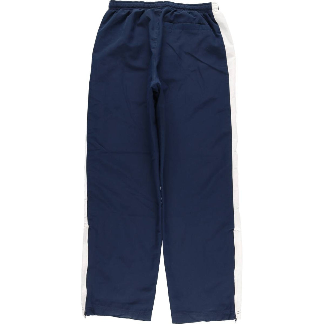 Nike warm-up pants, nylon pants, crinkle pants, men's size M polyester navy blue type Vintage Second Hand