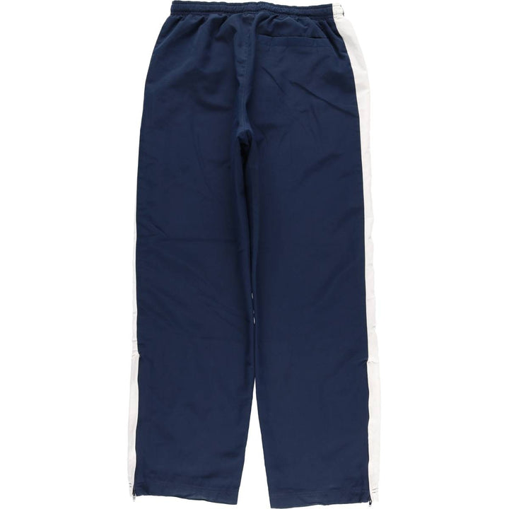 Nike warm-up pants, nylon pants, crinkle pants, men's size M polyester navy blue type Vintage Second Hand