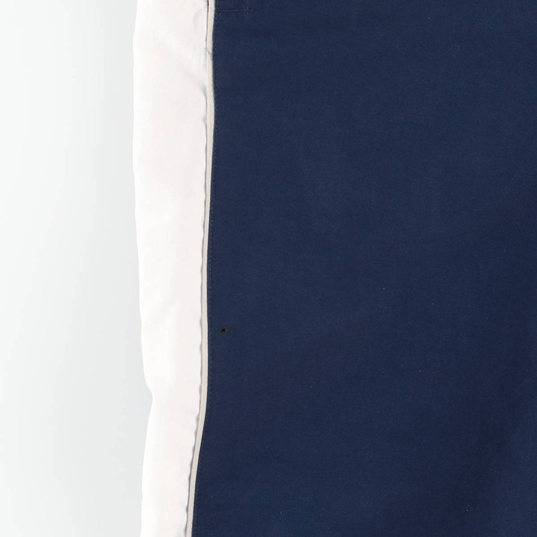 Nike warm-up pants, nylon pants, crinkle pants, men's size M polyester navy blue type Vintage Second Hand
