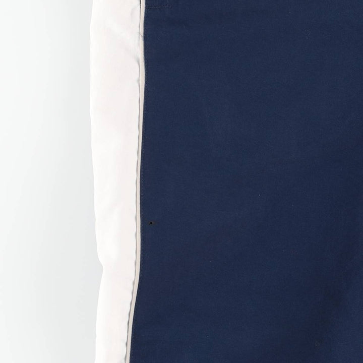 Nike warm-up pants, nylon pants, crinkle pants, men's size M polyester navy blue type Vintage Second Hand
