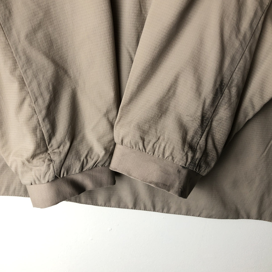 Nike warm-up pants, nylon pants, crinkle pants, men's size M polyester navy blue type Vintage Second Hand