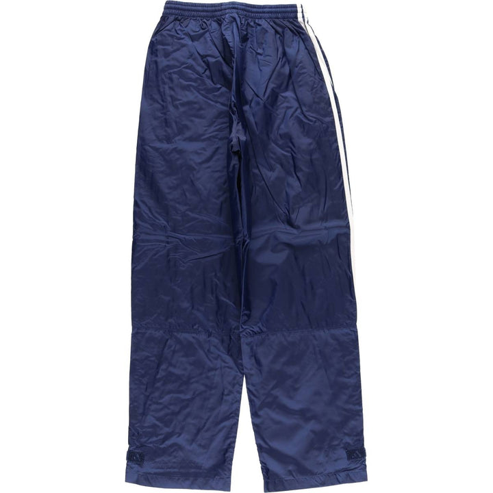00'S Adidas nylon pants, rustling pants, men's size M Nylon navy blue type Vintage Second Hand