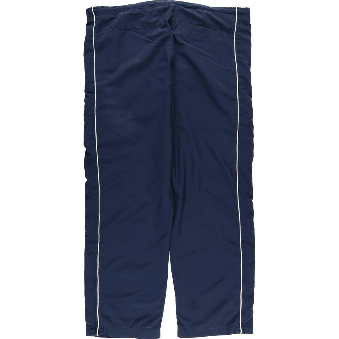 00'S Nike Warm-up Pants, Nylon Pants, Rustling Pants, Men's M Size polyester navy blue type Vintage Second Hand