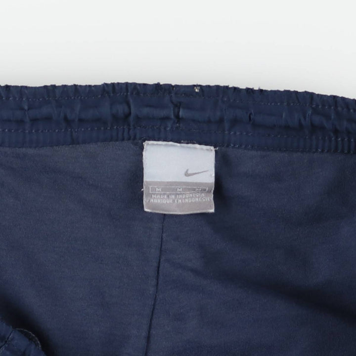 00'S Nike Warm-up Pants, Nylon Pants, Rustling Pants, Men's M Size polyester navy blue type Vintage Second Hand