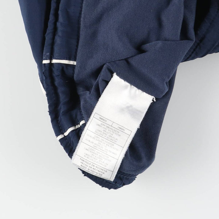 00'S Nike Warm-up Pants, Nylon Pants, Rustling Pants, Men's M Size polyester navy blue type Vintage Second Hand