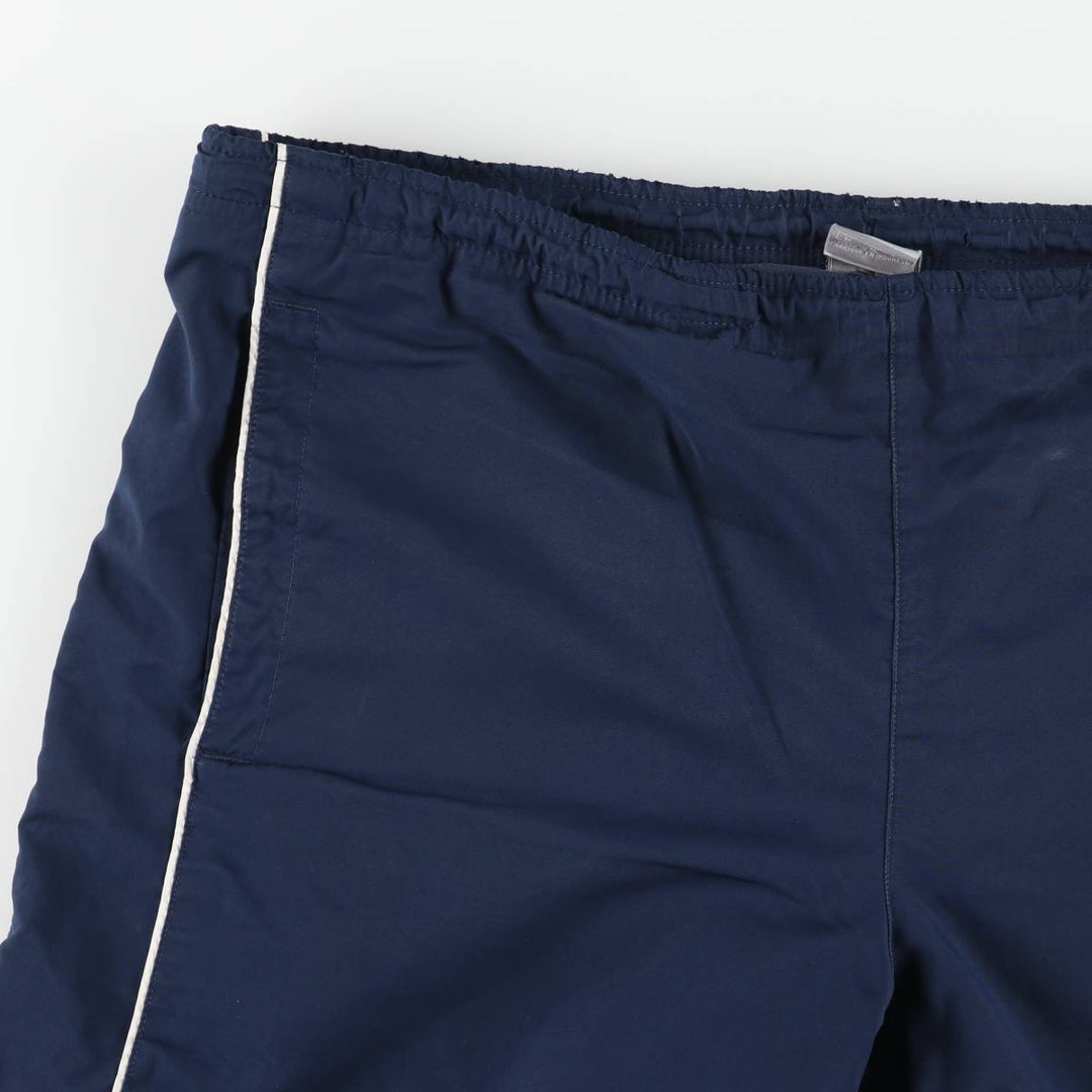 00'S Nike Warm-up Pants, Nylon Pants, Rustling Pants, Men's M Size polyester navy blue type Vintage Second Hand