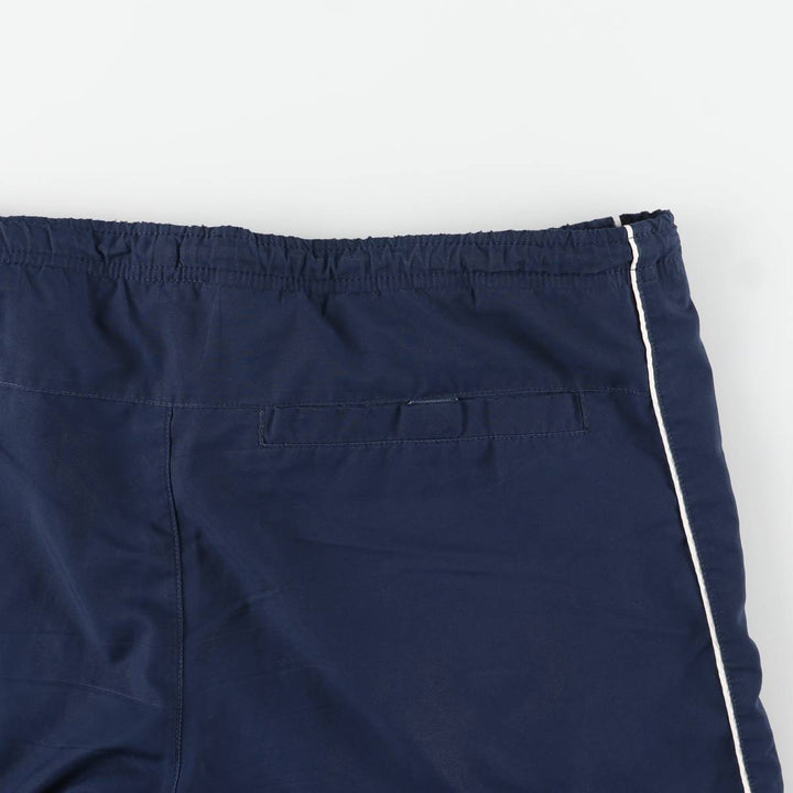 00'S Nike Warm-up Pants, Nylon Pants, Rustling Pants, Men's M Size polyester navy blue type Vintage Second Hand