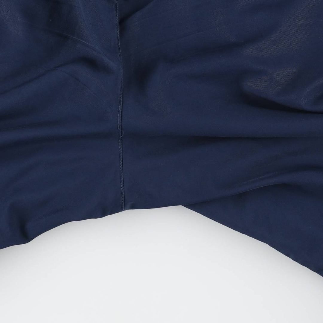 00'S Nike Warm-up Pants, Nylon Pants, Rustling Pants, Men's M Size polyester navy blue type Vintage Second Hand