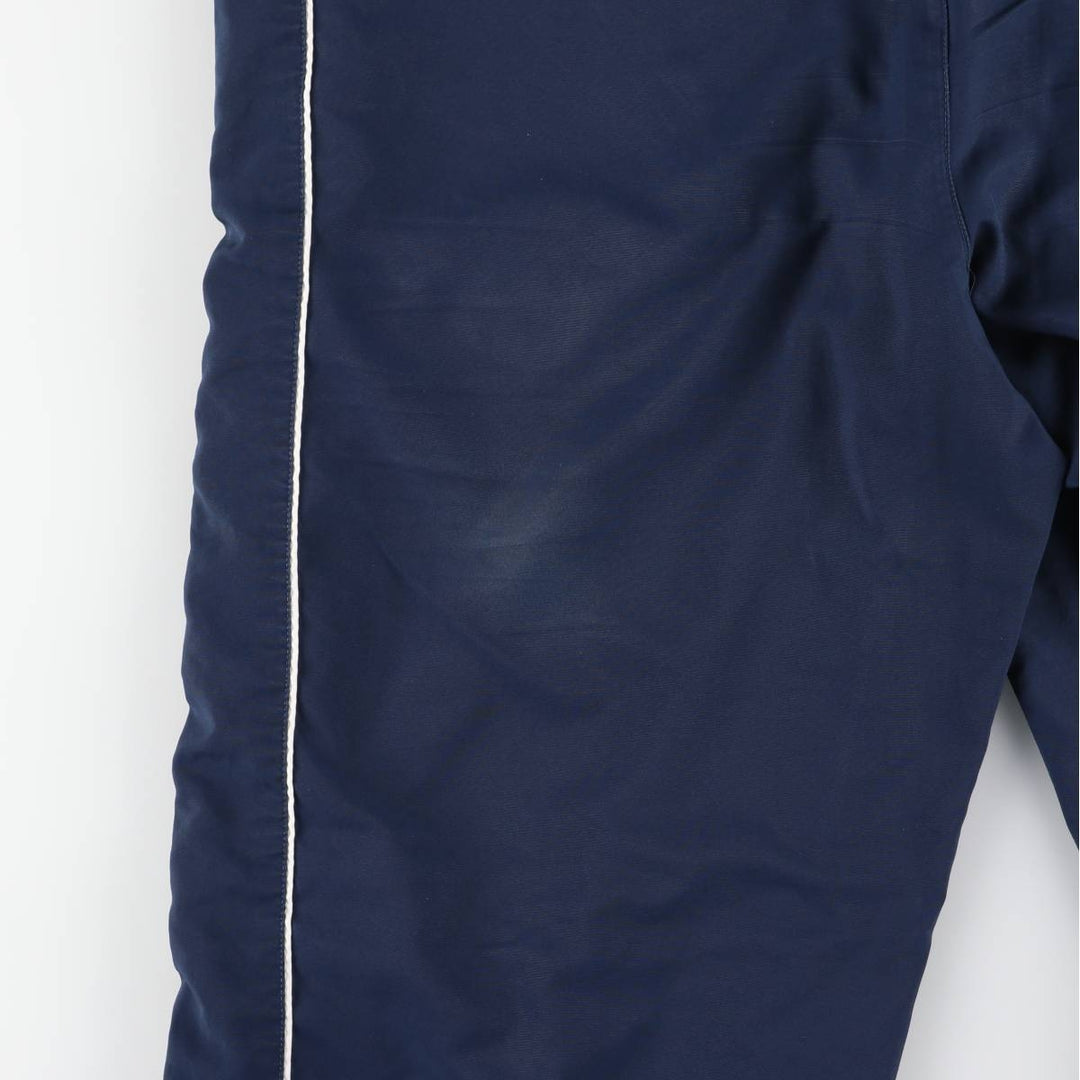 00'S Nike Warm-up Pants, Nylon Pants, Rustling Pants, Men's M Size polyester navy blue type Vintage Second Hand